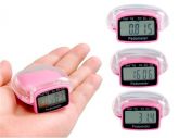 Pedômetro Multifuncional, display de LCD, cor rosa