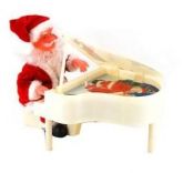 Papai Noel Tocando Piano