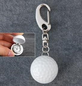 Chaveiro-Relógio de Bolso em Forma de Bola de Golf