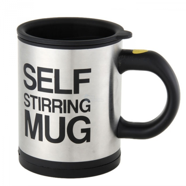 Caneca Que Mistura a Bebida Sozinha