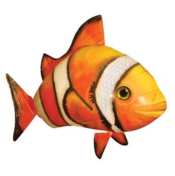 Peixe Inflável Flutuante com Controle Remoto (azul)